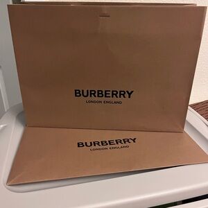 2 Burberry gift bags